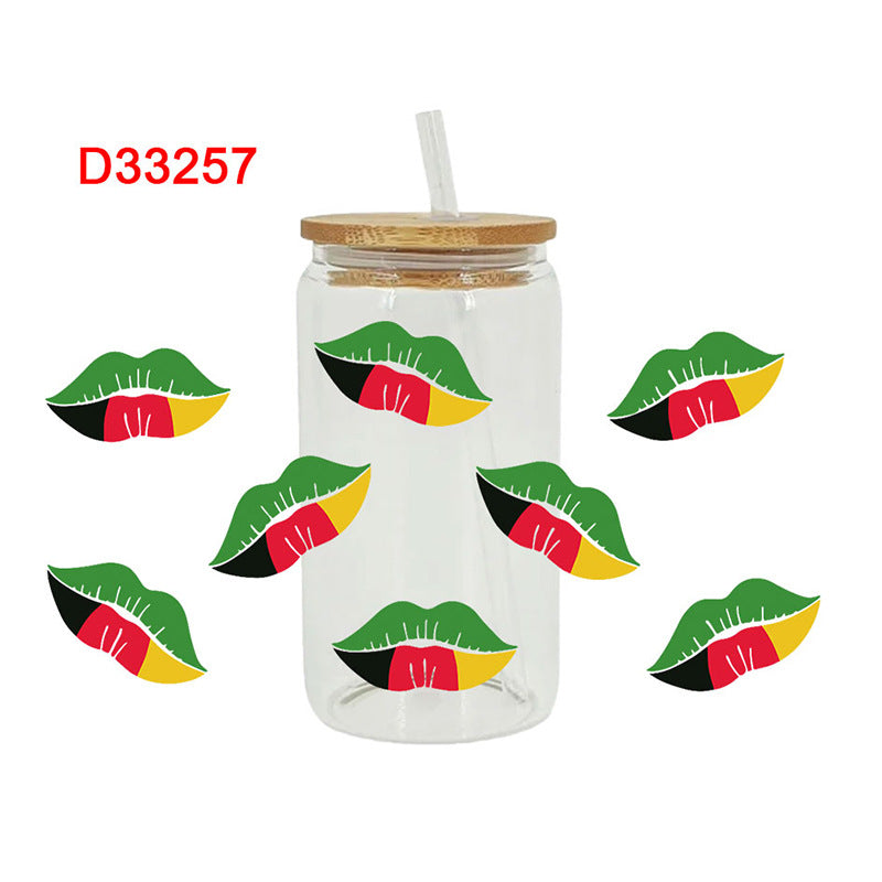 Wholesale Black History 16oz Cup UV DTF Wraps