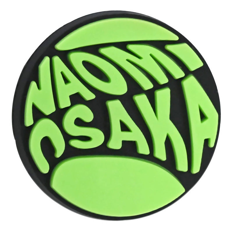 Wholesale Random 100pcs/pack PVC soft rubber perforated beaded accessories for ball sports series   Focal Beads