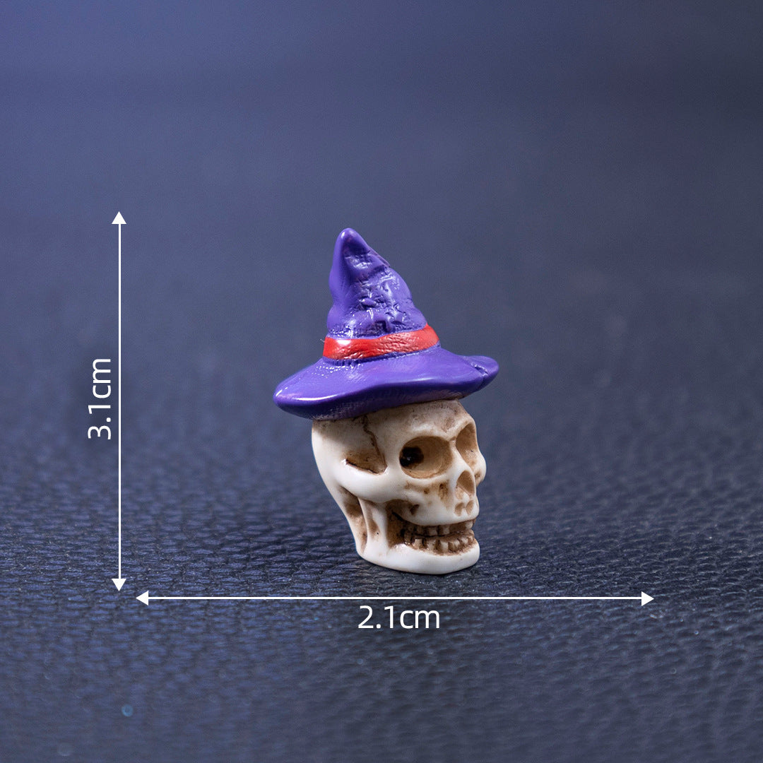 Wholesale  skull DIY decoration accessories micro landscape desktop small ornaments