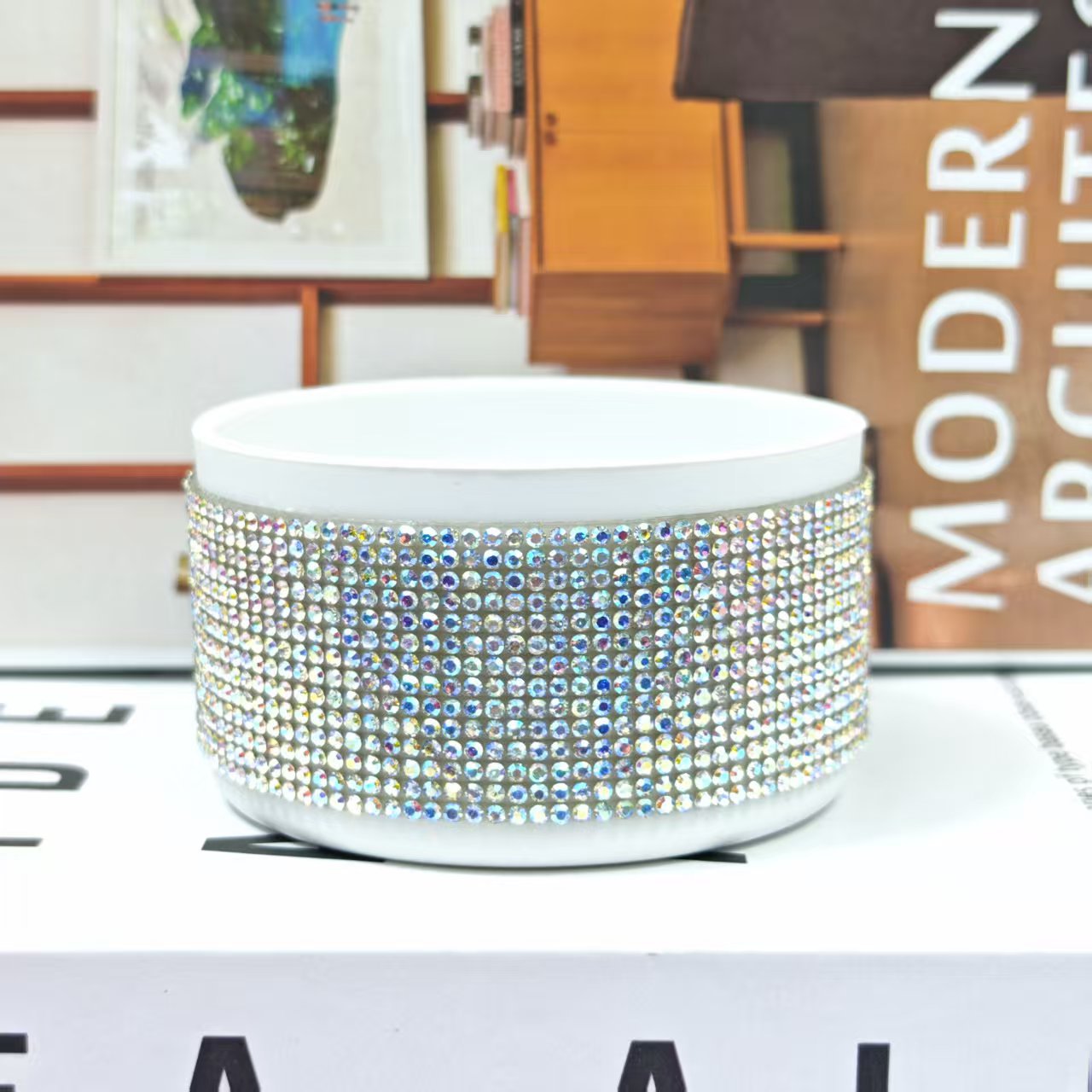 Wholesale Sparkling Diamond Silicone Cup Sleeve  Cup Accessories