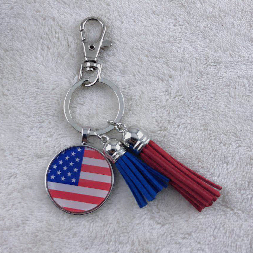 Wholesale Independence Day Alloy Keychain