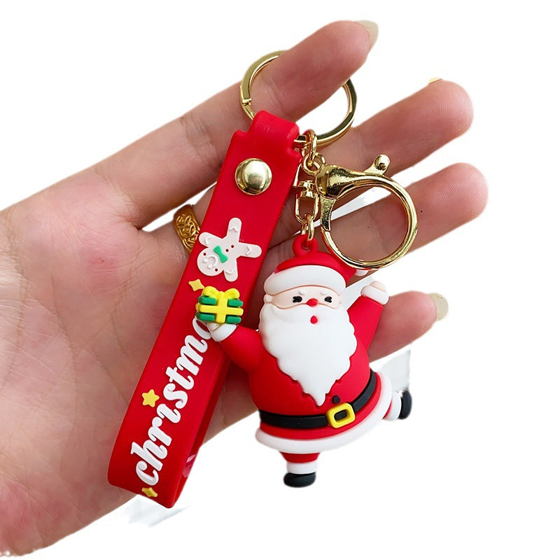 Wholesale Christmas Soft Rubber Keychains