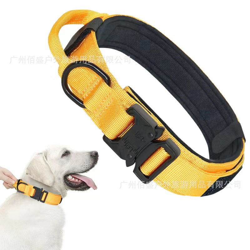 Wholesale Outdoor Nylon Water Repellent Adjustable Tactical Dog Collar