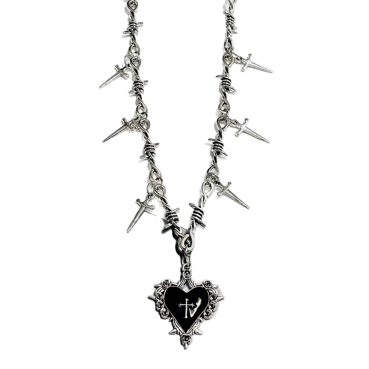 Wholesale Girl Wind Love Sword Necklace