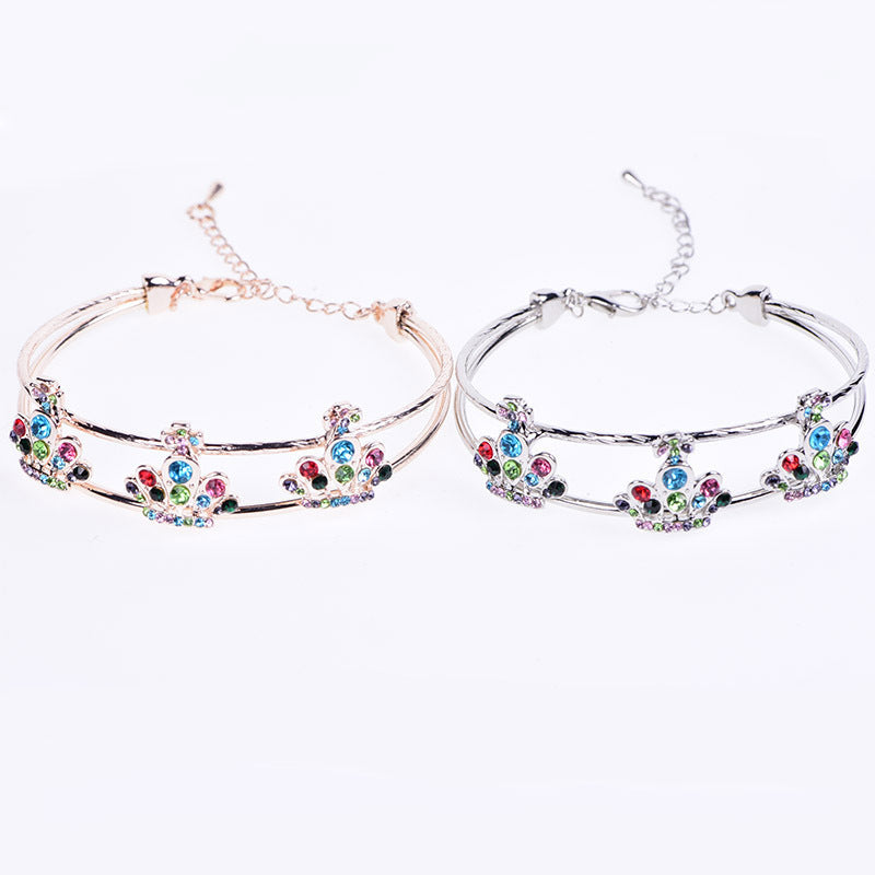 Wholesale Crown Simple Alloy Bracelet