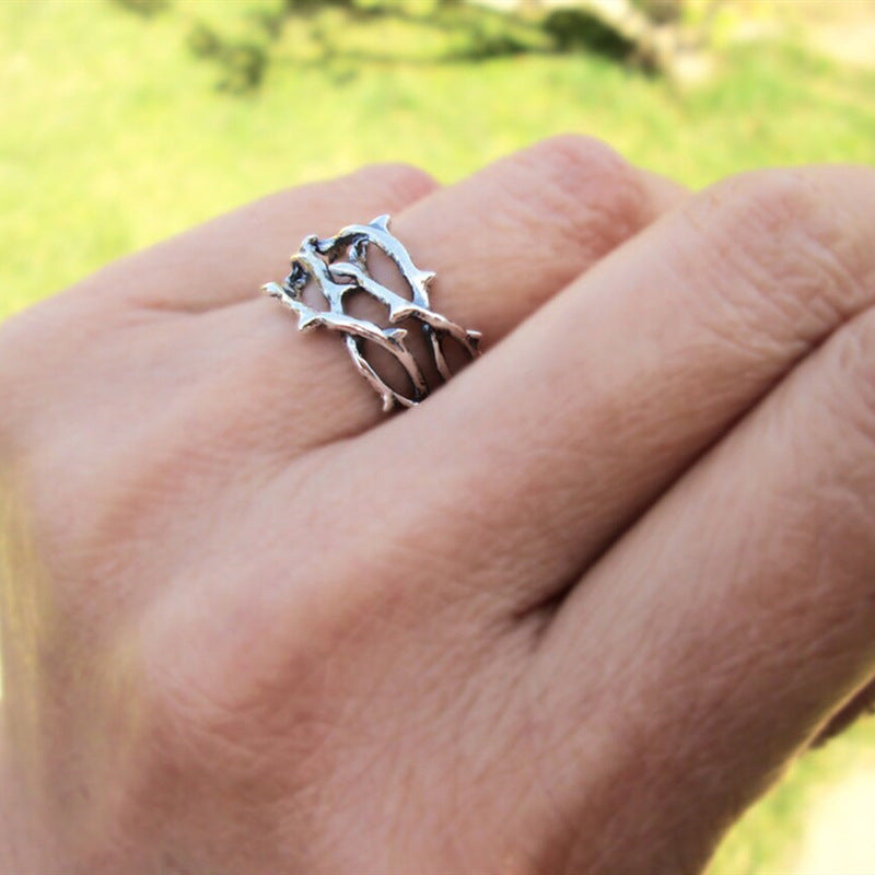 Wholesale thorn ring unique adjustable ring jewelry