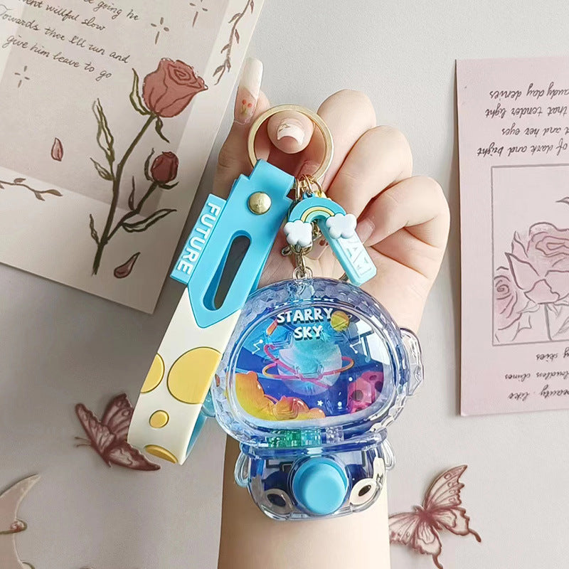 Wholesale Underwater Shooting Game Consoles, Oil Filled Cartoon Aliens, Acrylic Keychain