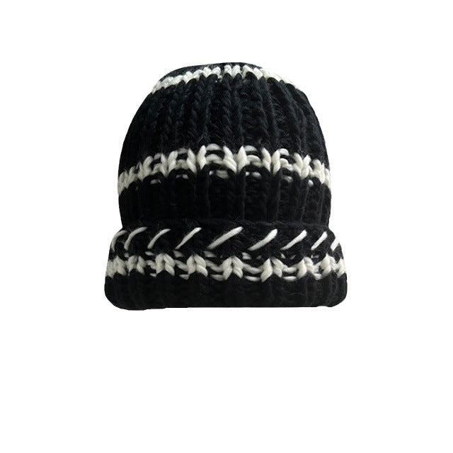 Wholesale Winter Warm Handmade Knitted Hat Beanie