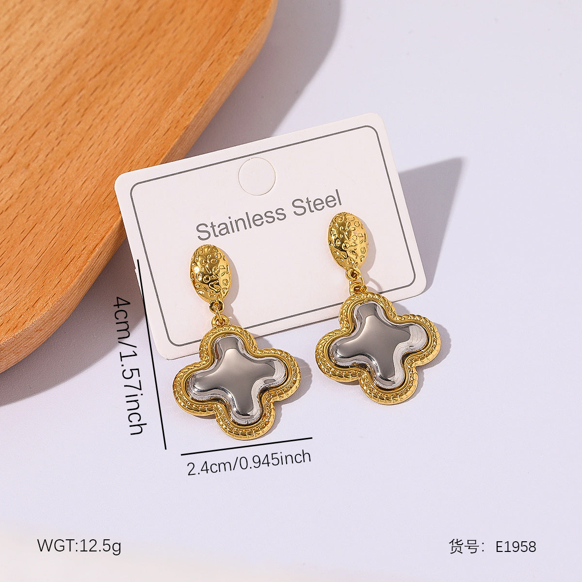 Wholesale Stainless steel stud earrings
