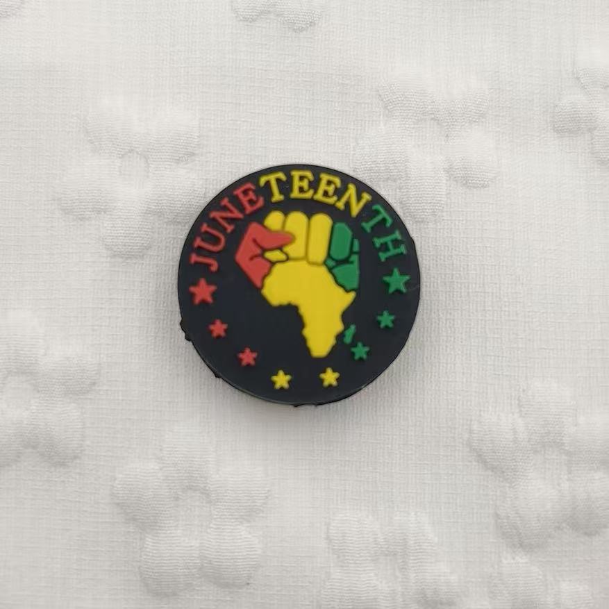 Wholesale 100pcs silicone beads black series silicone beads  Focal Beads