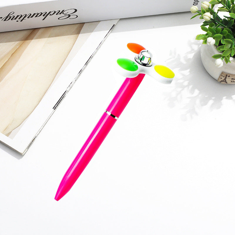 Wholesale Colorful Rotating Fidget Spinner Ballpoint Pen