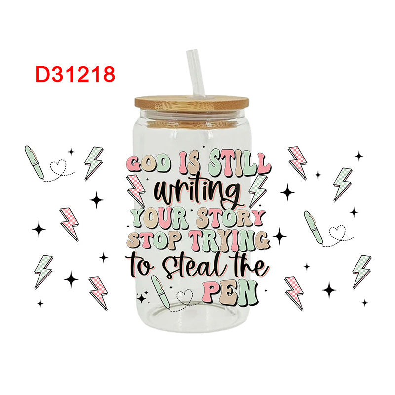 Wholesale Color Book Series 16oz Cup UV DTF Wraps