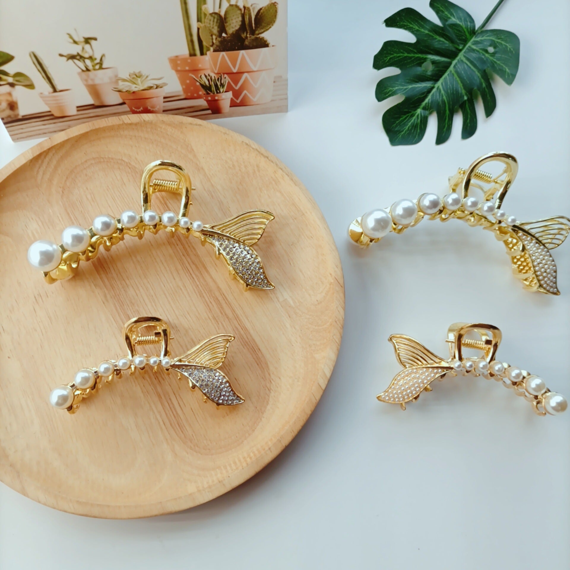 Wholesale Simple French Retro Alloy Hair Clips