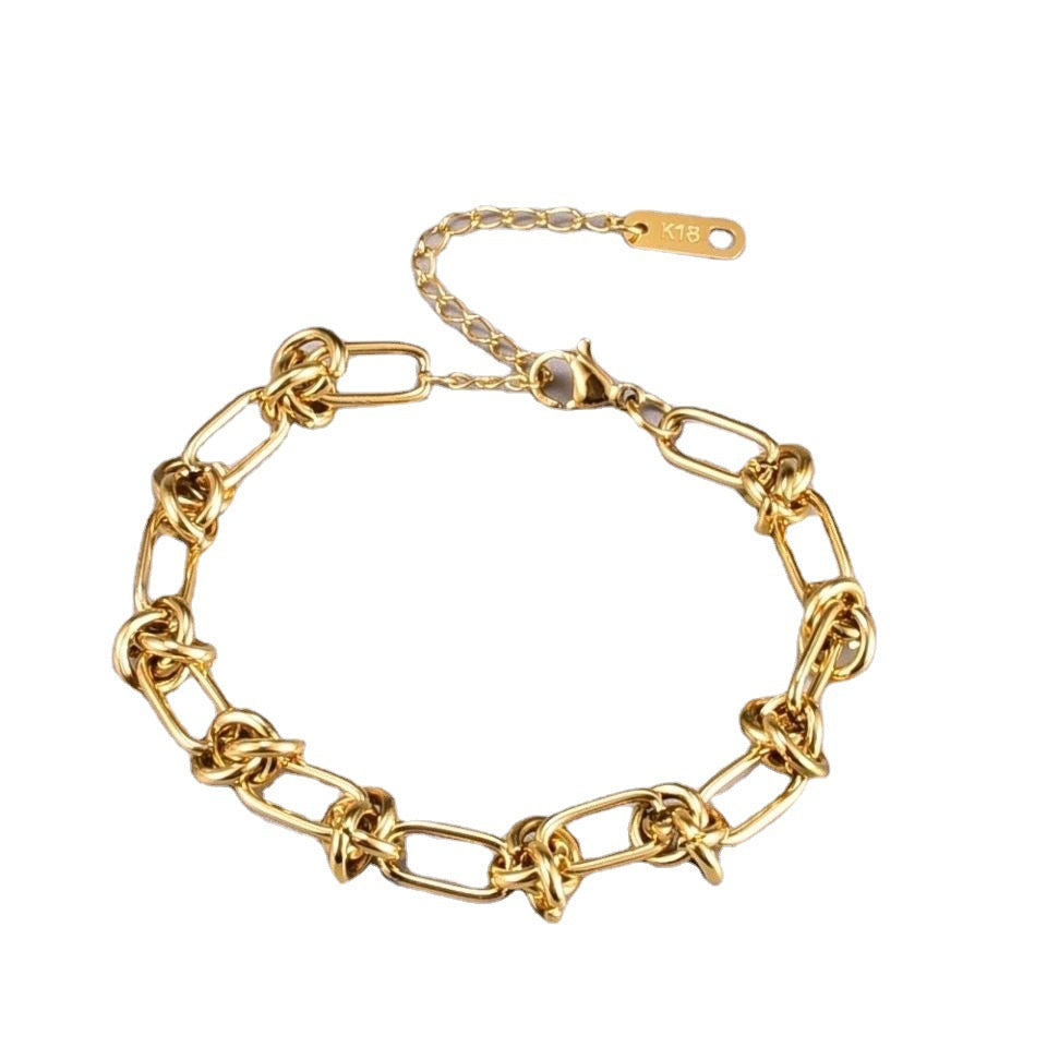 Wholesale Titanium Steel Plated 18K Bracelet