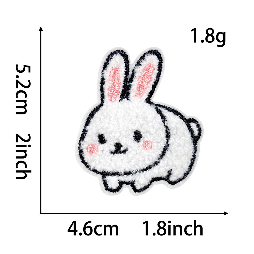 Wholesale Stylish Panda Embroidered Patch Self Adhesive Applique For Coats Trendy Fashion Accessory Boutique Gift For DIY Crafting