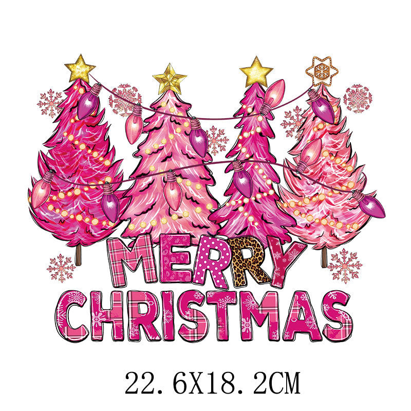 Wholesale Merry Christmas UV DTF Ready to Press Transfers Wraps