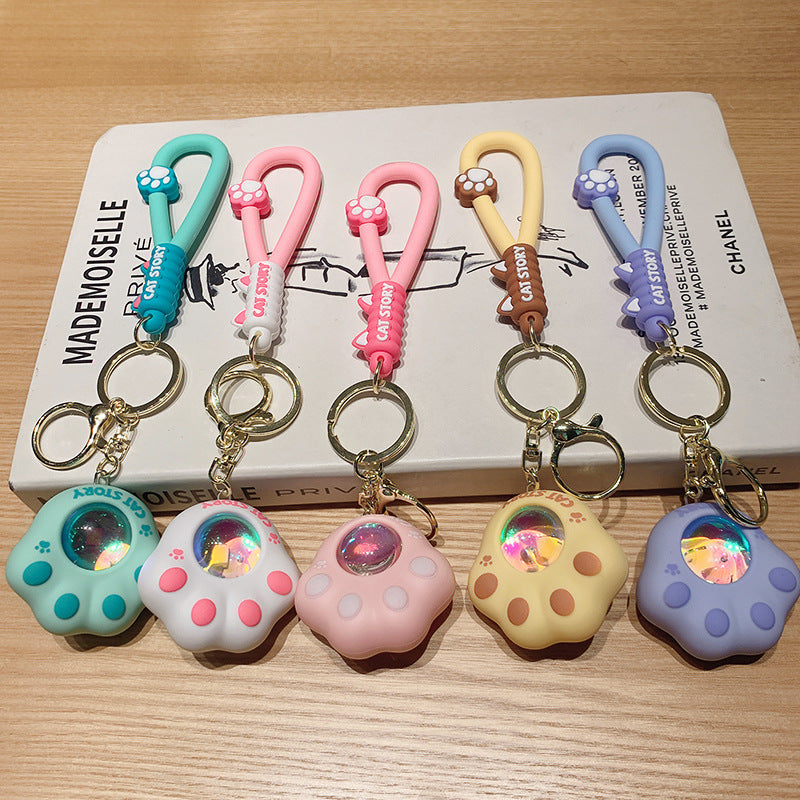 llavero de garra de gato acrílico acrílico al por mayor