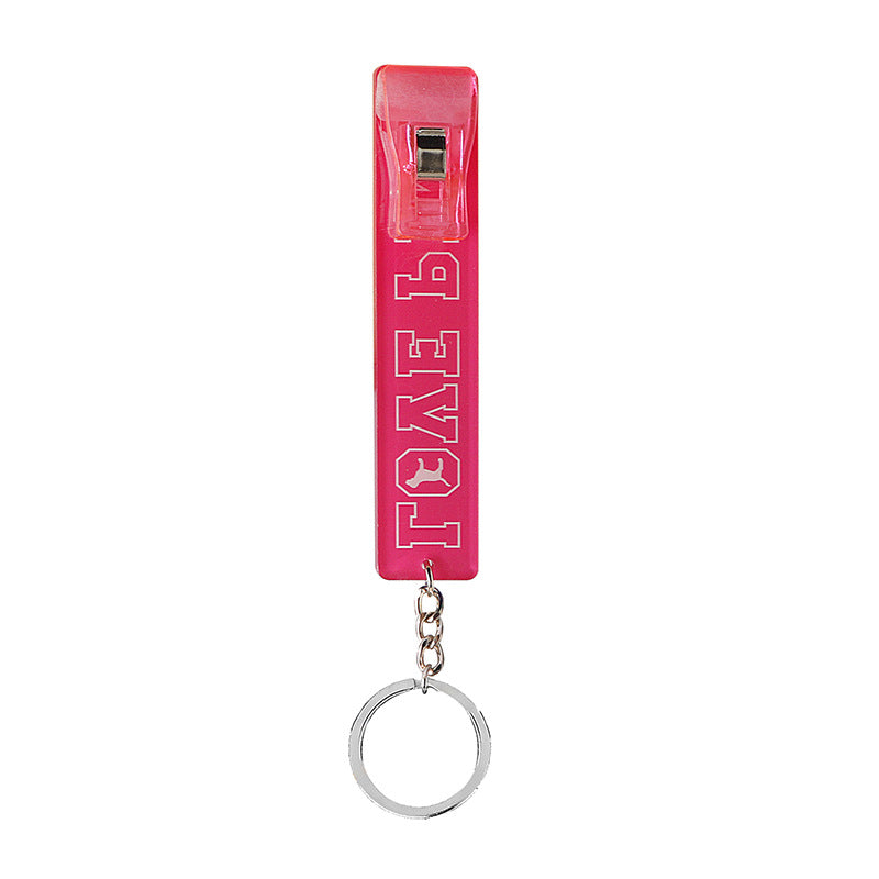 Wholesale Contactless Card Reader Clip Acrylic Keychain