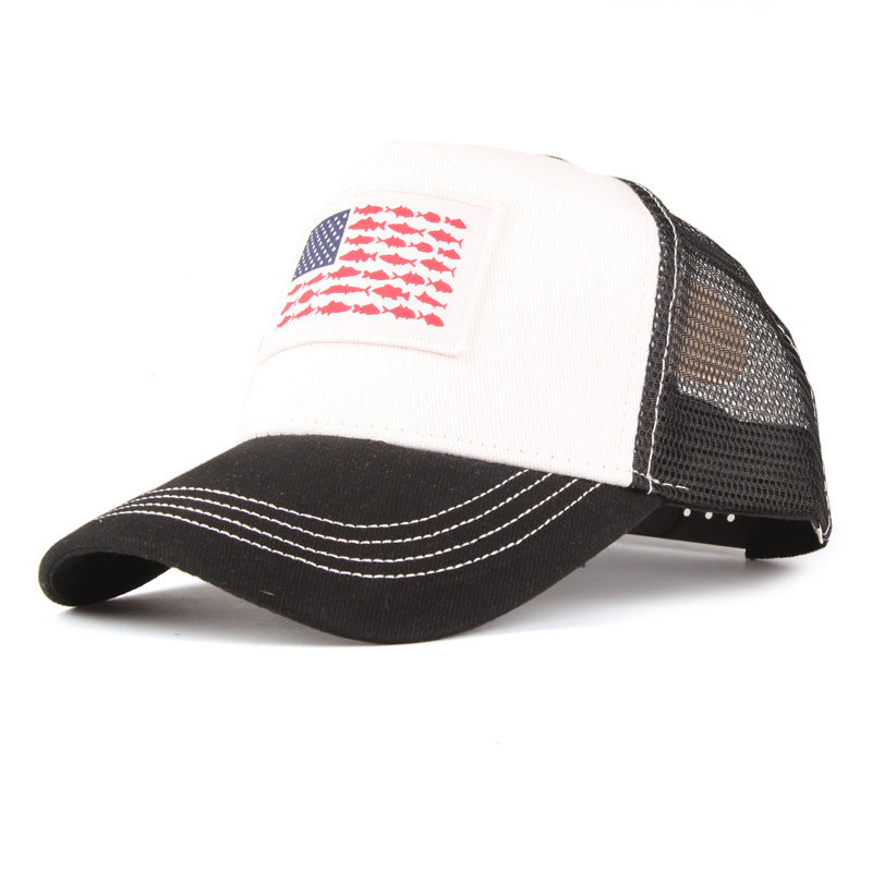 Wholesale Cotton American Flag Camouflage Baseball Cap