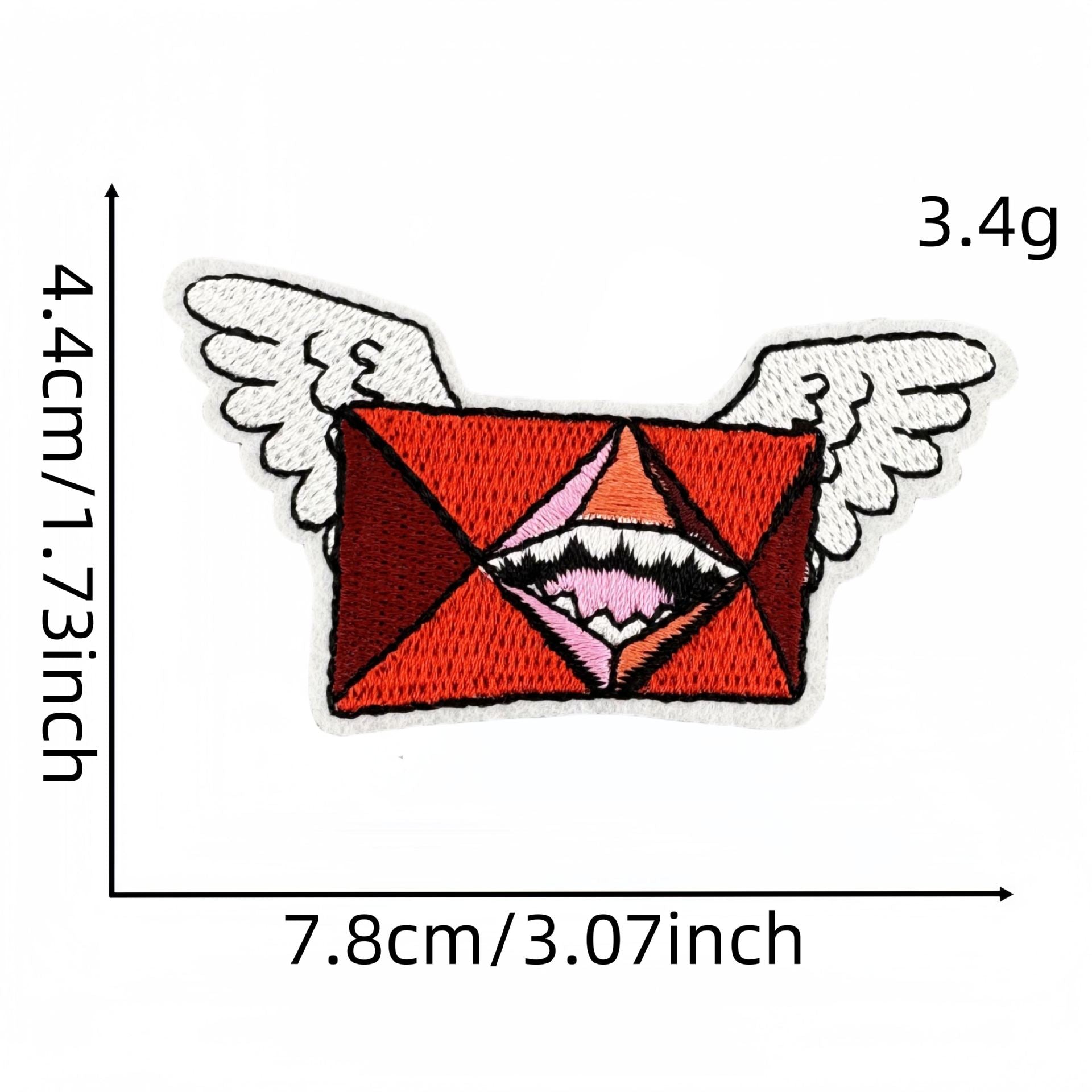 Wholesale Cute Embroidered Cloth Patches Velcro Bag DIY Decorative Clothes Patches