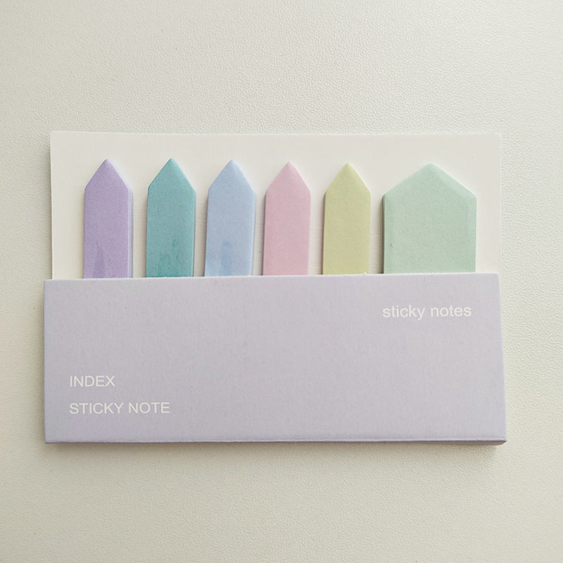 Wholesale Gradient Internet Celebrity Convenience Sticker Strong Sticker N-Times Index Post-it Sticker Label Writable Marker Small Strip Bookmark