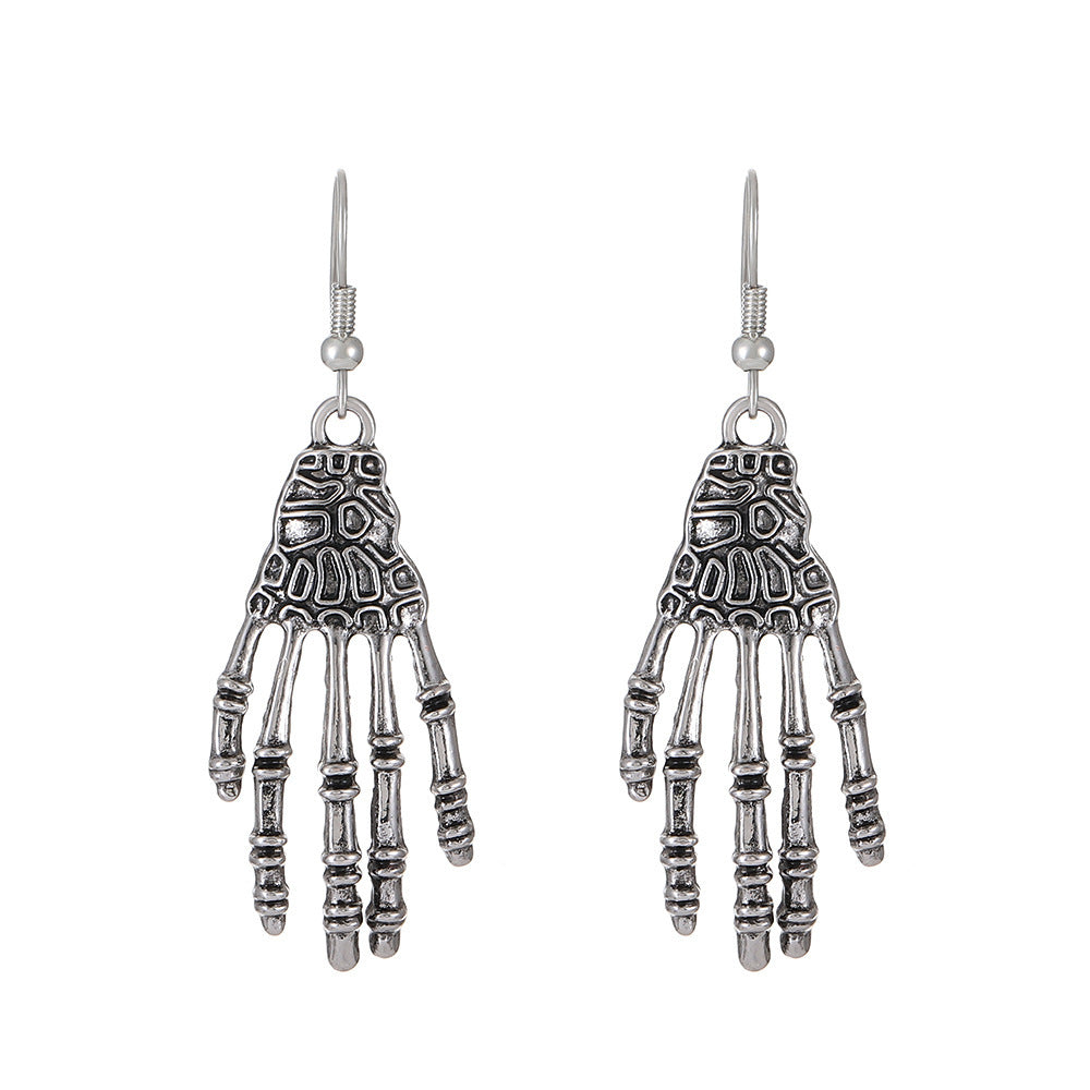 Wholesale  Devil Bat  Pumpkin Earrings For Women Alloy Electroplated Jewelry Accessory Trendy Party Gift Boutique Resale