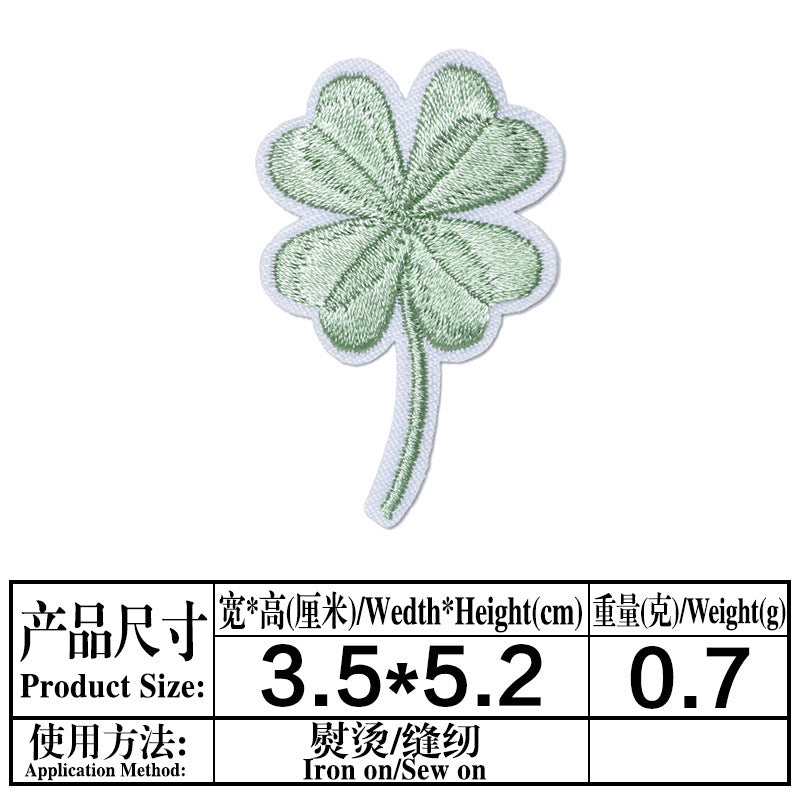 Wholesale Floral Embroidered Cloth Patches Set Of 8 For Clothing Decoration And DIY