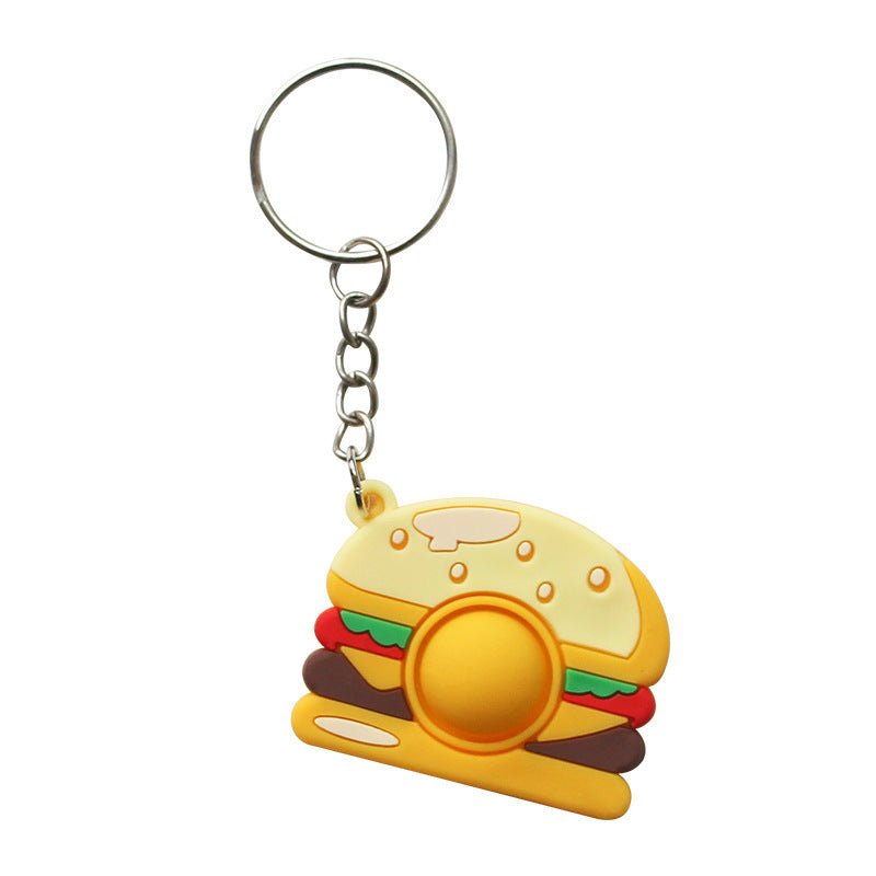 Wholesale PVC Unzip Donut Keychain