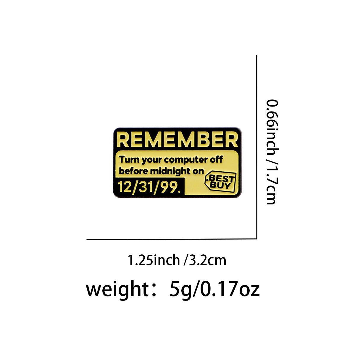 Wholesale Cartoon Metal Badge Creative English Letter Ornaments