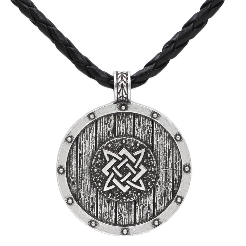 Wholesale Nordic Norse Mythology Viking Slavic Double-sided Men's Necklaces