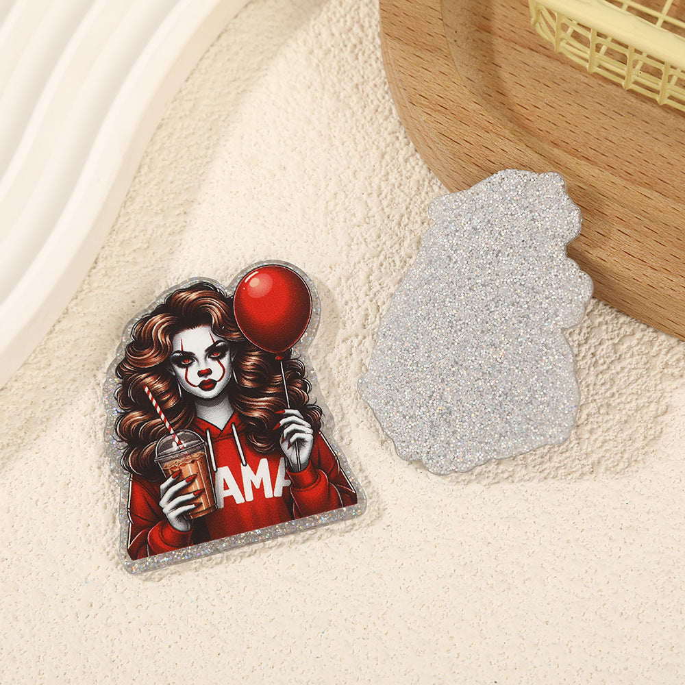 Wholesale 10pcs Cute cartoon letters Flatback