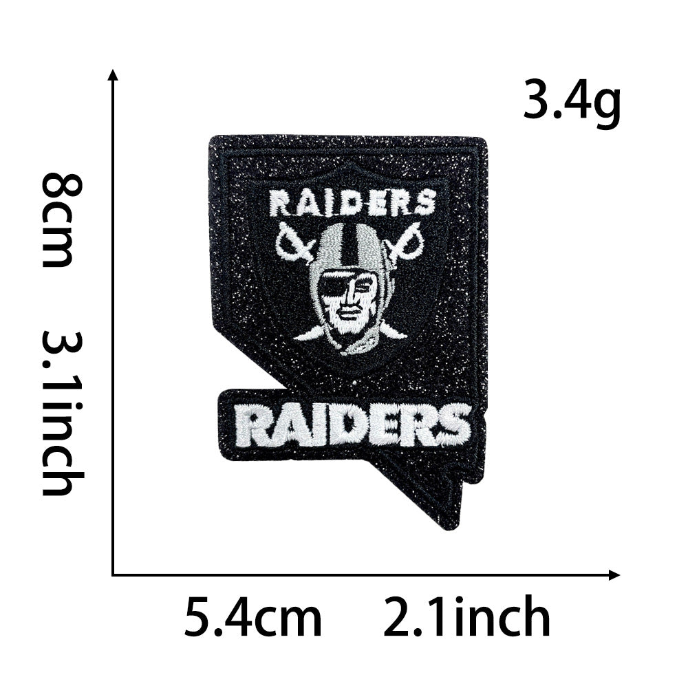 Wholesale Seattle Seahawks Sequin Embroidered Patch State Shape Sew On Applique For Clothing Bags DIY Craft Accessory OLY Exclusive