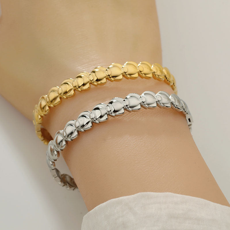 Wholesale Tropical fish series Titanium steel buckle bracelet