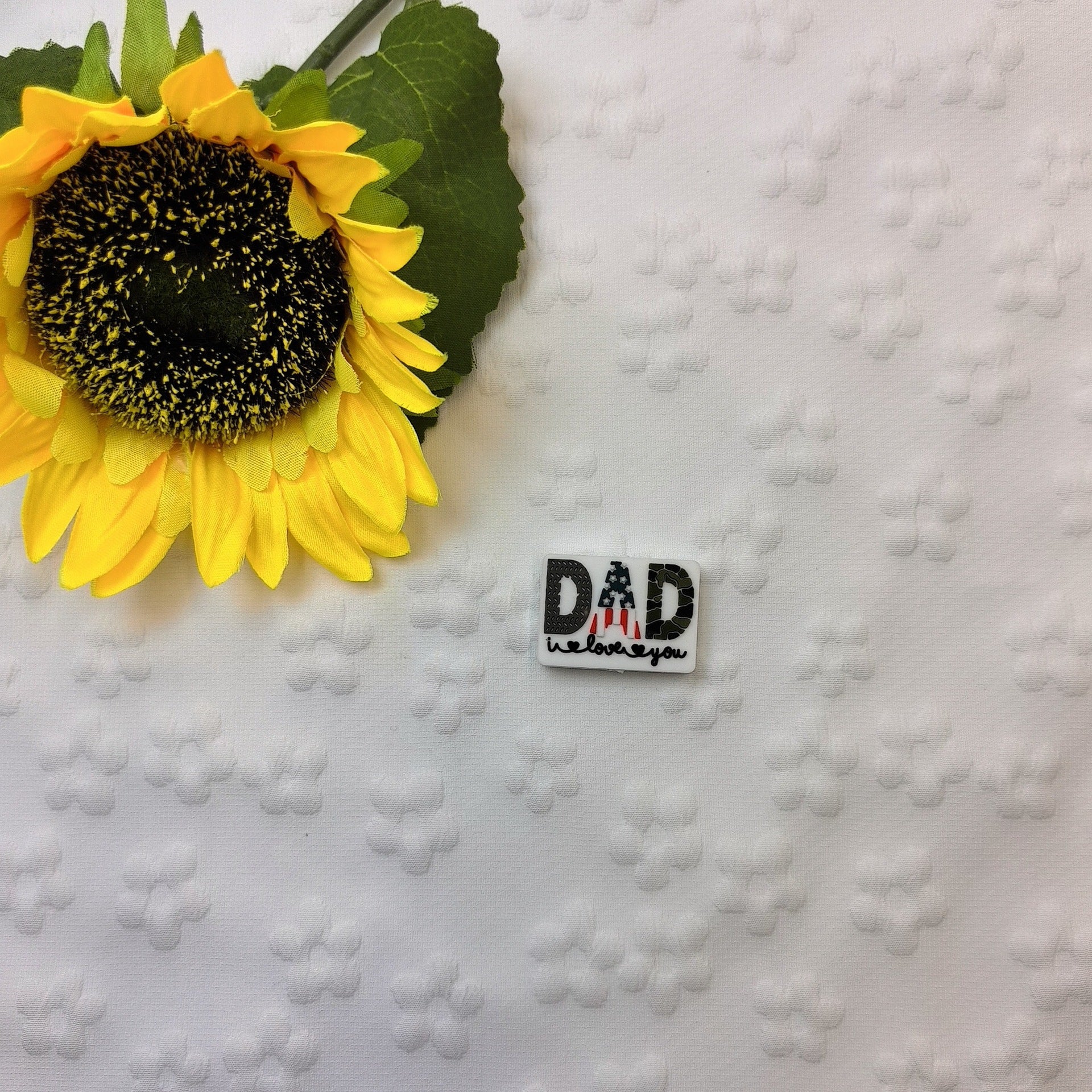 Wholesale New Cartoon Creative Father's Day Series Silicone Beads  10pcs/pack