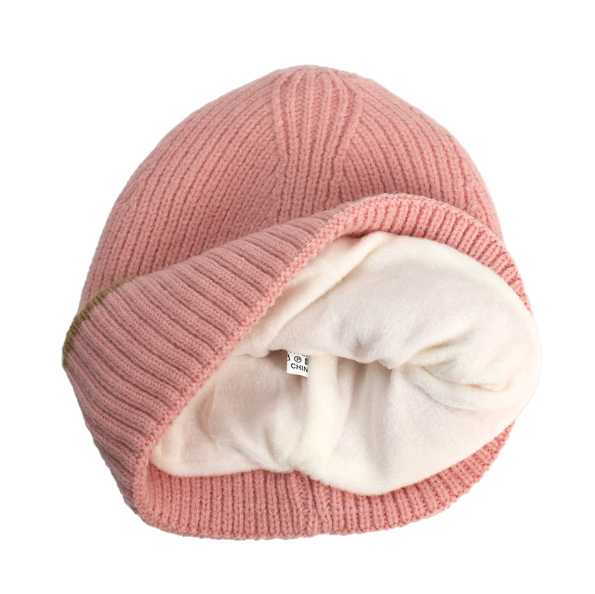 Wholesale Woolen Hat Autumn and Winter Outdoor Thickened Warm Plus Velvet Knitted Hat
