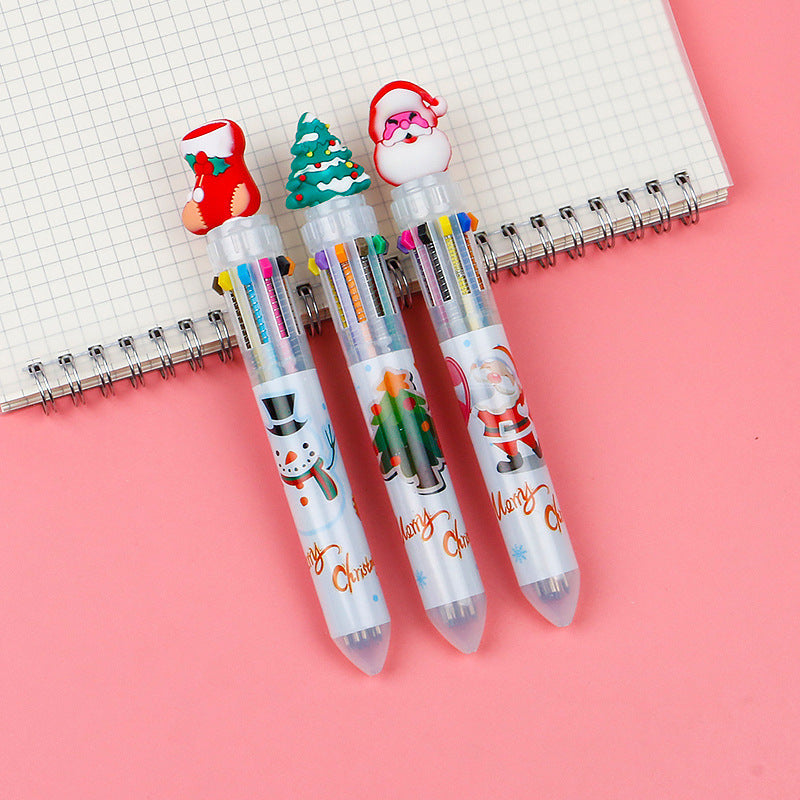 Wholesale Random Style Christmas Plastic Ballpoint Pen