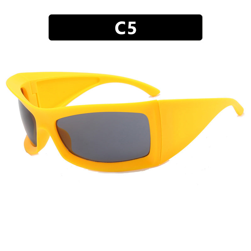 Gafas de sol de ciclismo de marco grande y2k al por mayor