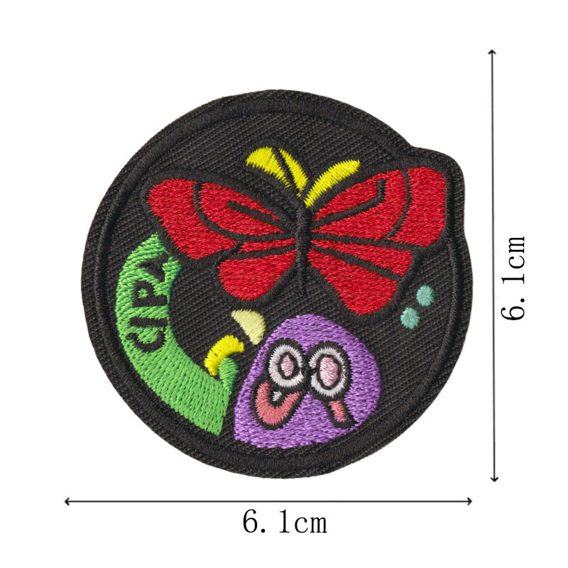 Wholesale Embroidered Cat Patch Set Of 9 Heat Melt Glue Chic DIY Clothing Accessory