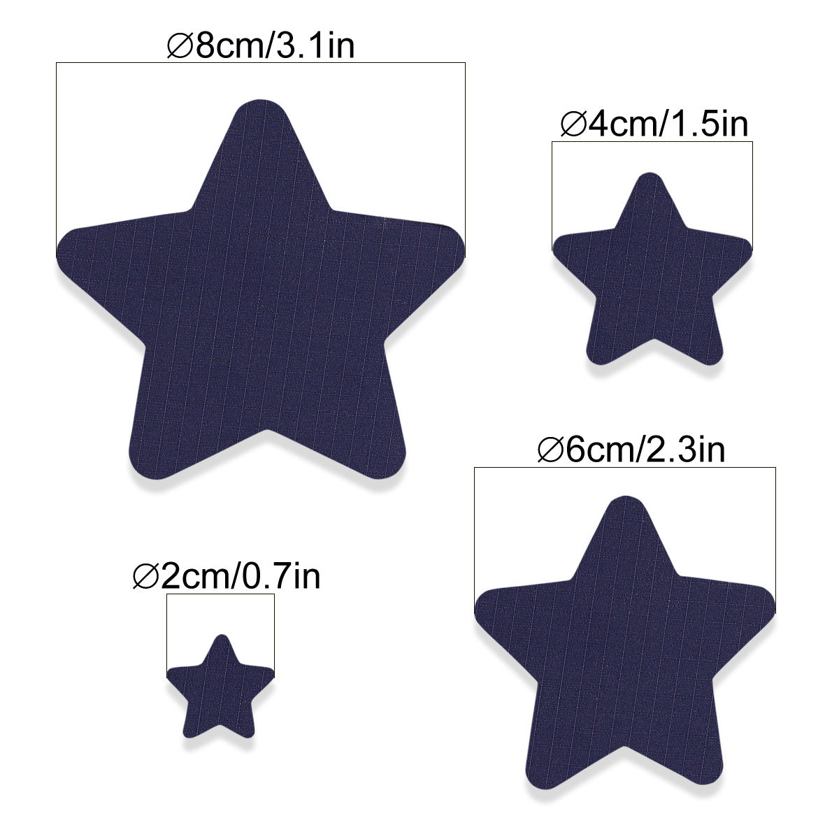 Wholesale Sapphire Blue Nylon Self Adhesive Repair Patches 11 Pack No Sew Waterproof Fabric For Coats Raincoats Tents Down ets Everyday Home Travel Gift