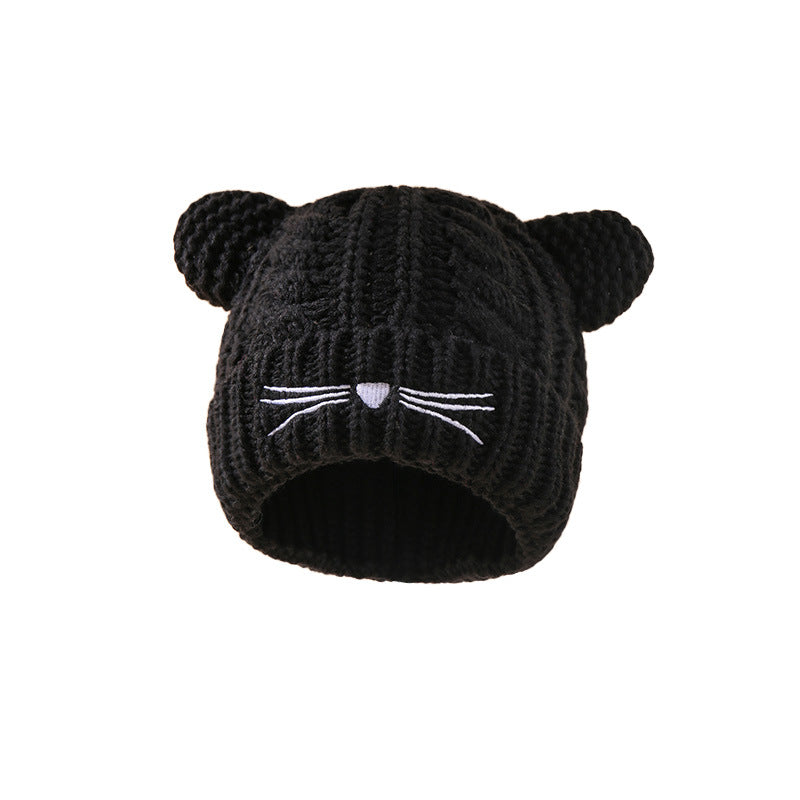 Wholesale Cat Ear Warm Knitted Hat