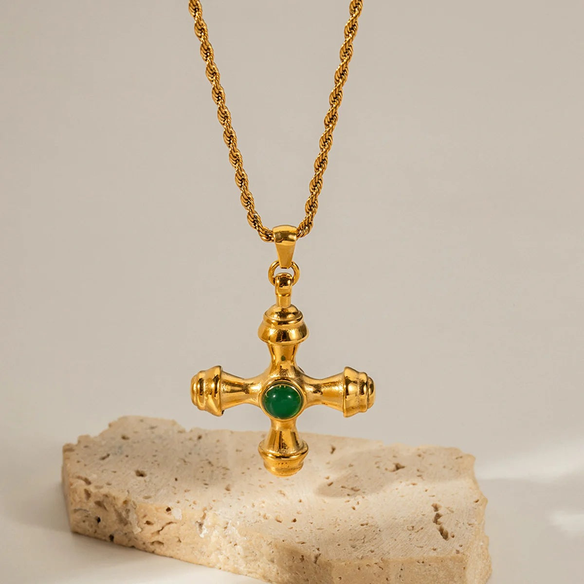 Wholesale Mother's Day Gift Cross Pendant Vintage Necklace