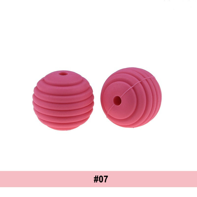 Wholesale 100pcs Colorful Threaded Beads