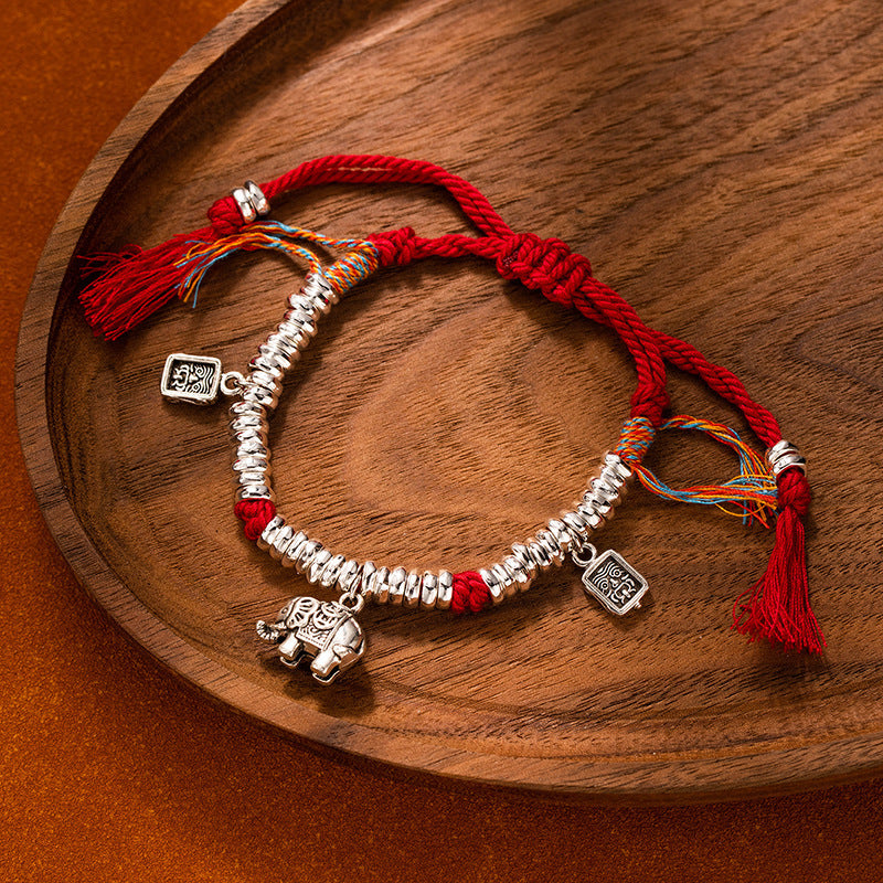 Wholesale Handmade Cotton Rope Bracelet Adjustable Stacked Rope Bracelet