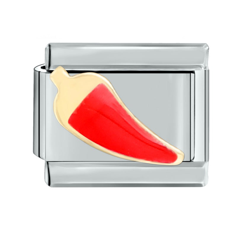 Wholesale Italian Charm Bracelet 9mm DIY Splicing and Removable Stainless Steel Funny Composable Bracelet