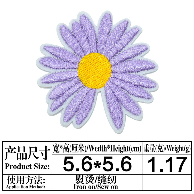 Wholesale Trendy Embroidery Patches Cloth Applique For Clothing Shoes Bags DIY Decorative Accent
