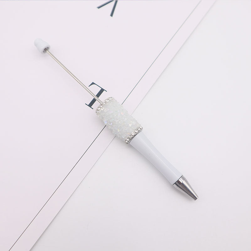 Wholesale Beadable Pen Irregular Gravel Rhinestones DIY Pens