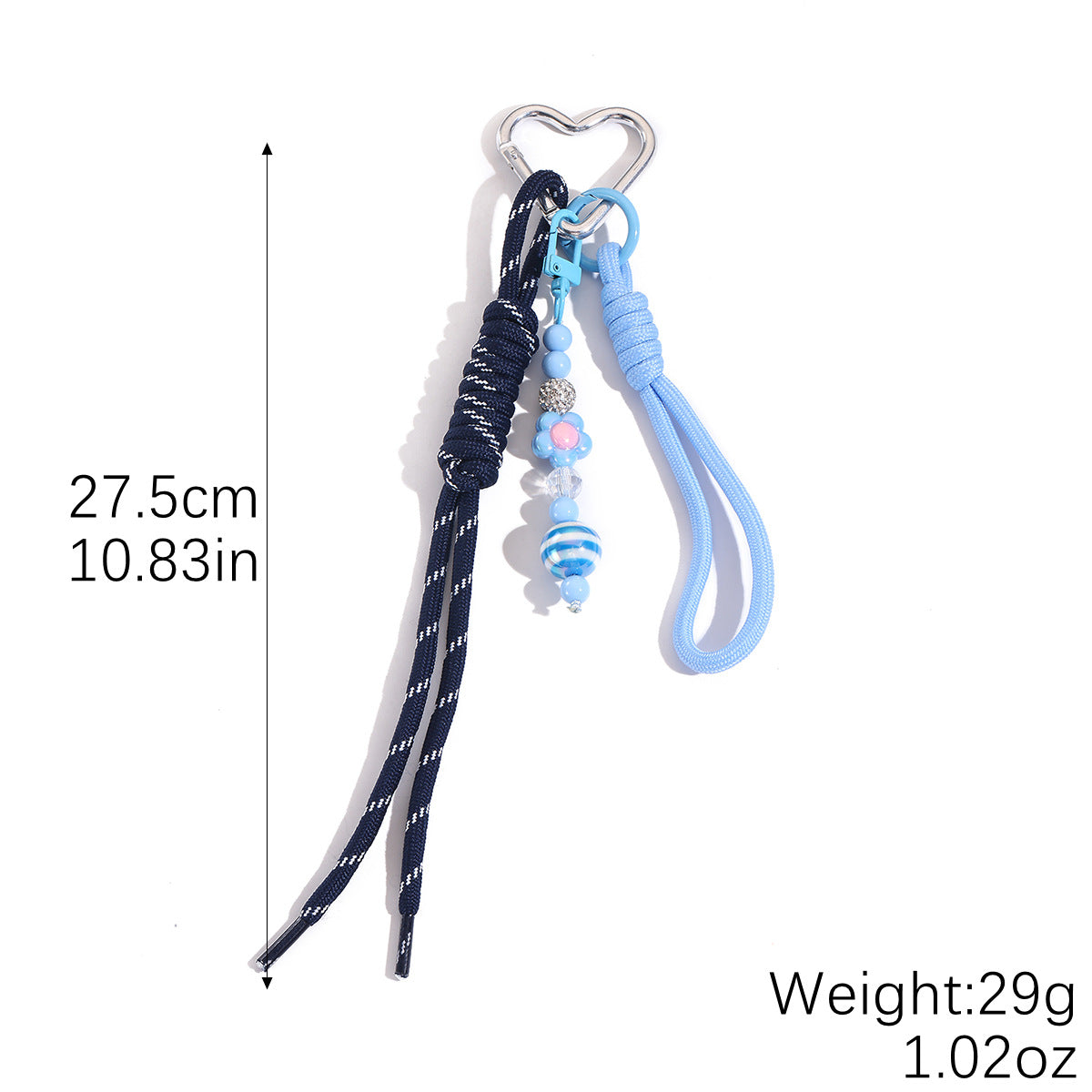 Wholesale Colorful Dopamine Hand-Woven Lanyard Keychain Braided Rope