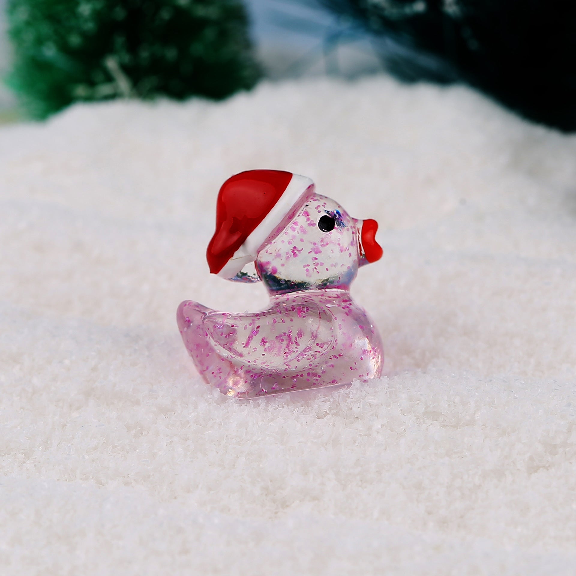 Wholesale DIY Miniature Landscape Decoration Glowing Christmas Duck Doll Accessories