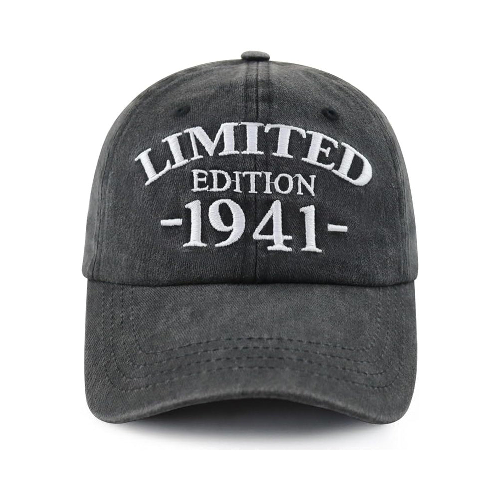 Wholesale 1940-1949 Embroidered Adjustable Washed Cotton Baseball Cap