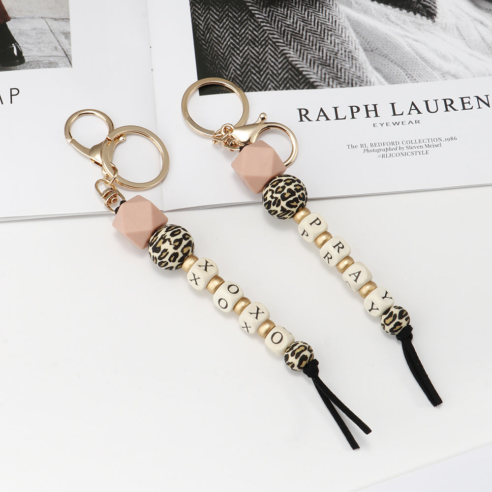 Día de la madre al por mayor Mama Letter Silicone Beads Muñeco de muñeca